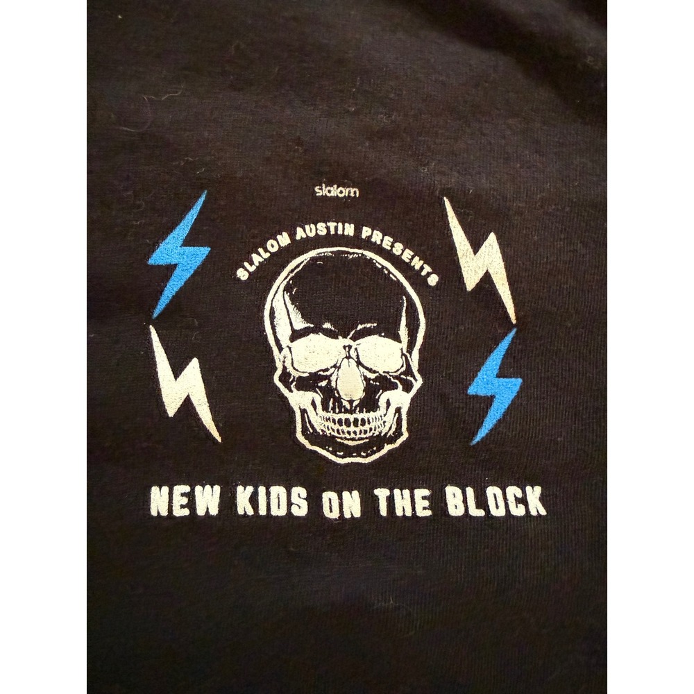 Slalom Austin New Kids On The Block 2021 Tour Graphic T-Shirt XL Black - Picture 2 of 5